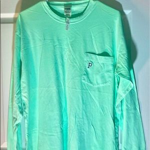 NWT Love pink Victoria’s Secret Campus long sleeve T shirt